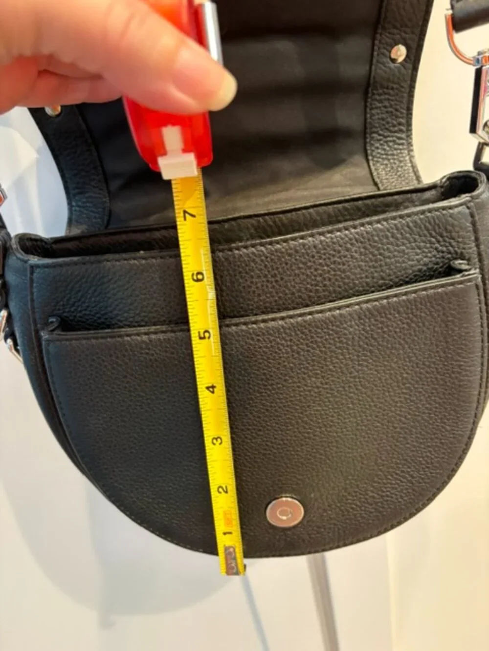 REBECCA MINKOFF Pebbled leather studs biker bag - Picture 8 of 9